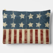 アメリカ動揺して国旗 アクセサリーポーチ (正面)