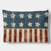アメリカ動揺して国旗 アクセサリーポーチ (裏面)