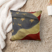 アメリカ動揺して国旗 クッション (ブランケット)