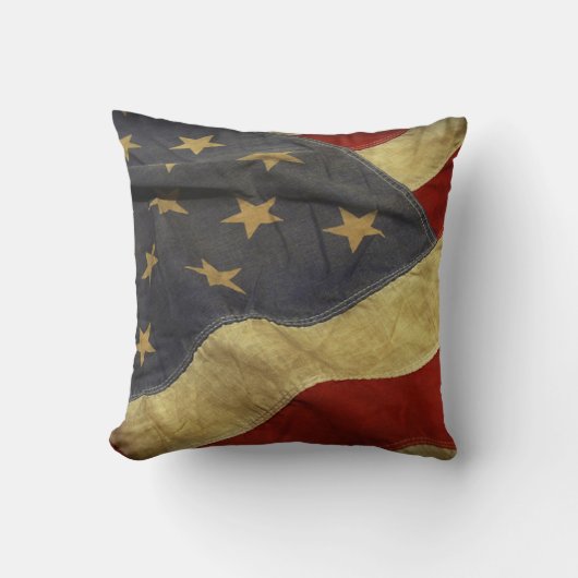 アメリカ動揺して国旗 クッション (正面)