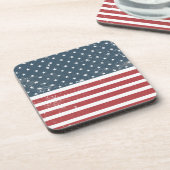 アメリカ動揺して国旗 コースター (左側)