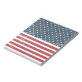 アメリカ動揺して国旗 ノートパッド (回転)