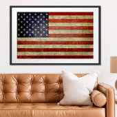 アメリカ動揺して国旗 ポスター