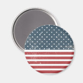 アメリカ動揺して国旗 マグネット (正面/裏面)