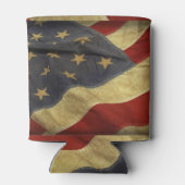 アメリカ動揺して国旗 缶クーラー (裏面)