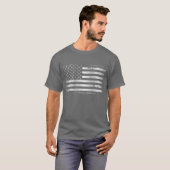 アメリカ動揺して国旗II Tシャツ (正面フル)