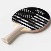 アメリカ動揺して国旗USA名クール兵 卓球ラケット (正面アングル)