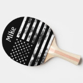 アメリカ動揺して国旗USA名クール兵 卓球ラケット (横)