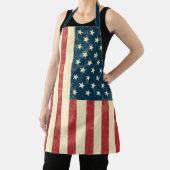 アメリカ動揺して愛国国旗 エプロン (インサイチュ)
