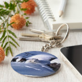 アメリカ北極キツネ キーホルダー (側面)