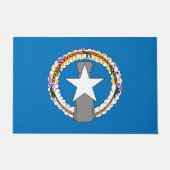 アメリカ北部マリアナ州旗とドアマット ドアマット (正面)