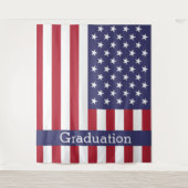 アメリカ卒業背景 タペストリー (正面)