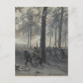 アメリカ南北戦争におけるチカマウガの戦い ポストカード (正面)