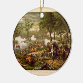 アメリカ南北戦争のチャンセラーズヴィルの戦い セラミックオーナメント (左)