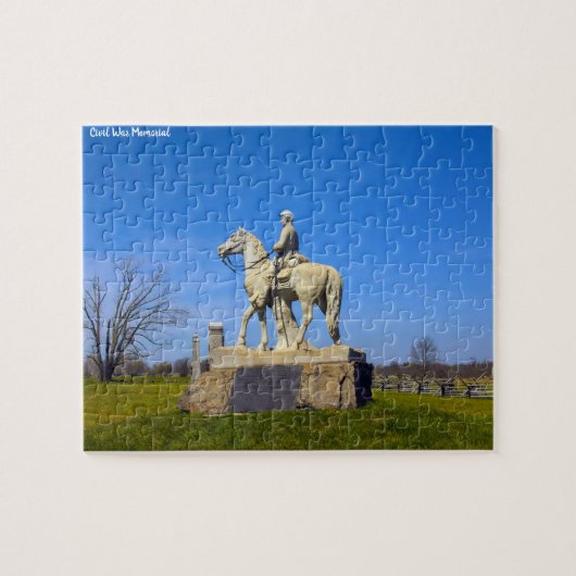 アメリカ南北戦争の思い出 ジグソーパズル (横)