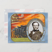 アメリカ南北戦争の郵便はがき ポストカード (正面/裏面)