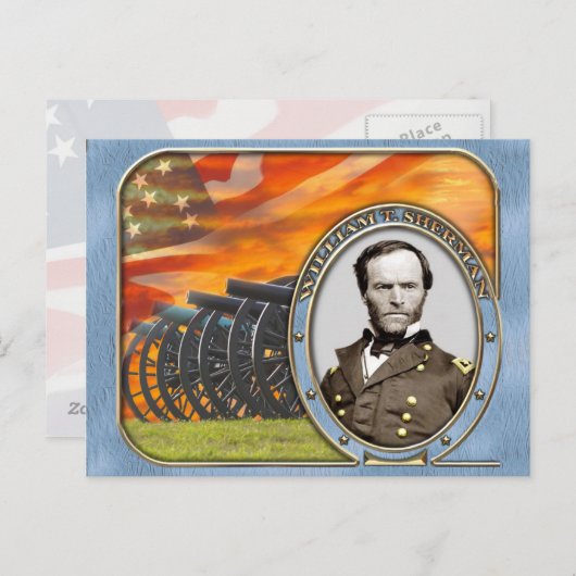 アメリカ南北戦争の郵便はがき ポストカード (正面/裏面)