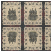 🏛️アメリカ南北戦争ヒーロー歴史バフ ファブリック (見本)