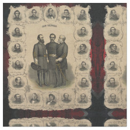 🏛️アメリカ南北戦争ヒーロー歴史バフ ファブリック