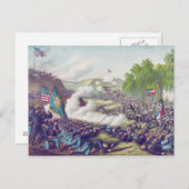 アメリカ南北戦争第二コリント戦1862 ポストカード (正面/裏面)