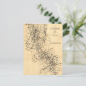 アメリカ南北戦争 アトランタ戦役地図 1864年9月1日 ポストカード (スタンド正面)