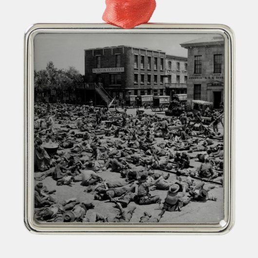 アメリカ南北戦争 メタルオーナメント (正面)