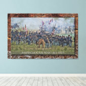アメリカ南北戦争(1861年~1865年) キャンバスプリント (インサイチュ (ウッドフロア))