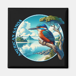 アメリカ南太平洋サモア マグネット