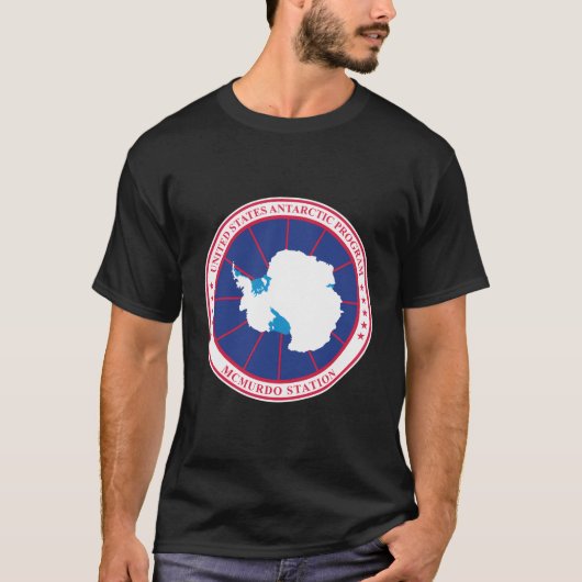 アメリカ南極プログラム南極 Tシャツ (正面)