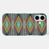 アメリカ南西部をイメージしたアートとアースカラー Case-Mate iPhoneケース (裏面 (横))