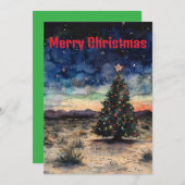 アメリカ南西部クリスマスカード シーズンカード (正面/裏面)