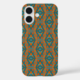アメリカ南西部スタイルのパターンと色の芸術 iPhone 16ケース