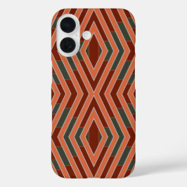 アメリカ南西部先住民の伝統的なパターンアートとカラフルなデザイン iPhone 16ケース