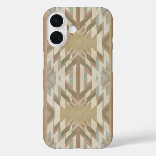 アメリカ南西部砂漠の色彩に着想を得たアートワーク Case-Mate iPhoneケース (裏面)