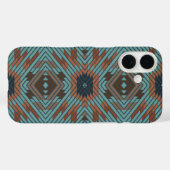 アメリカ南西部 部族のパターンアートとカラフルなデザイン Case-Mate iPhoneケース (裏面 (横))