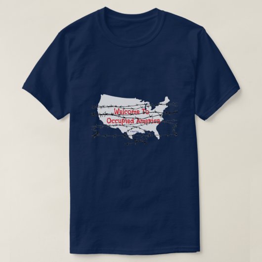 アメリカ占領地 – A MisterPシャツ Tシャツ (デザイン正面)
