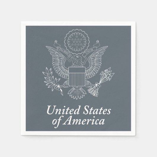 アメリカ印 スタンダードカクテルナプキン (正面)