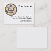 アメリカ印 名刺 (正面/裏面)