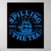 アメリカ史おもしろい史先生ボストン茶Sを飲む ポスター (正面)