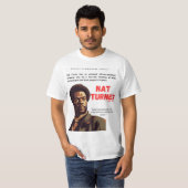 アメリカ史に残る人物 - ナット・ターナー Tシャツ (正面フル)