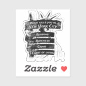 アメリカ合衆国おもしろい愛国主義ニューヨーク シール (シート)