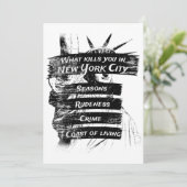 アメリカ合衆国おもしろい愛国主義ニューヨーク 招待状 (スタンド正面)