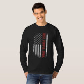 アメリカ合衆国と共に父の日の最高のポピー Tシャツ (正面フル)