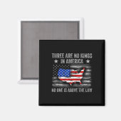 アメリカ合衆国には王がいなおもしろいい マグネット (正面/裏面)