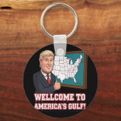 アメリカ合衆国のウェルカム湾の キーホルダー (正面)