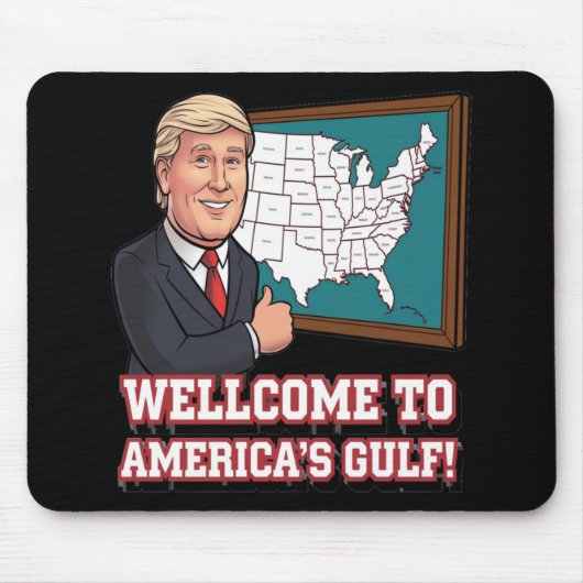 アメリカ合衆国のウェルカム湾の マウスパッド (正面)