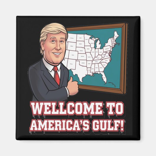 アメリカ合衆国のウェルカム湾の マグネット (正面)