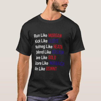 アメリカ合衆国のサッカー選手 モーガン ロイド ヒース Tシャツ
