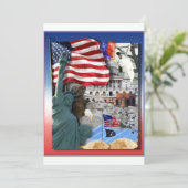 アメリカ合衆国のシンボル 招待状 (スタンド正面)