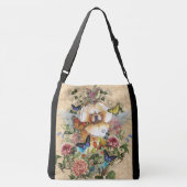 アメリカ合衆国のチョウチョウクロスボディとトートバッグの間の天使 クロスボディバッグ (裏面)